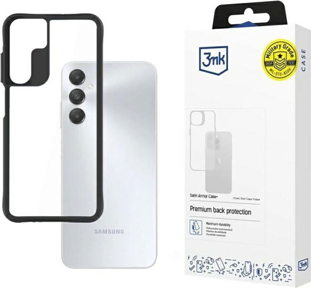 3mk Schutzhülle Armor Case+ Cover für Samsung Galaxy A05s transparent Backcover