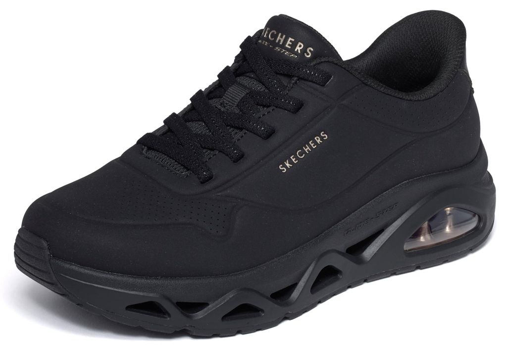 Skechers Uno Glide Step Sneaker Schwarz Zdjęcie produktu 