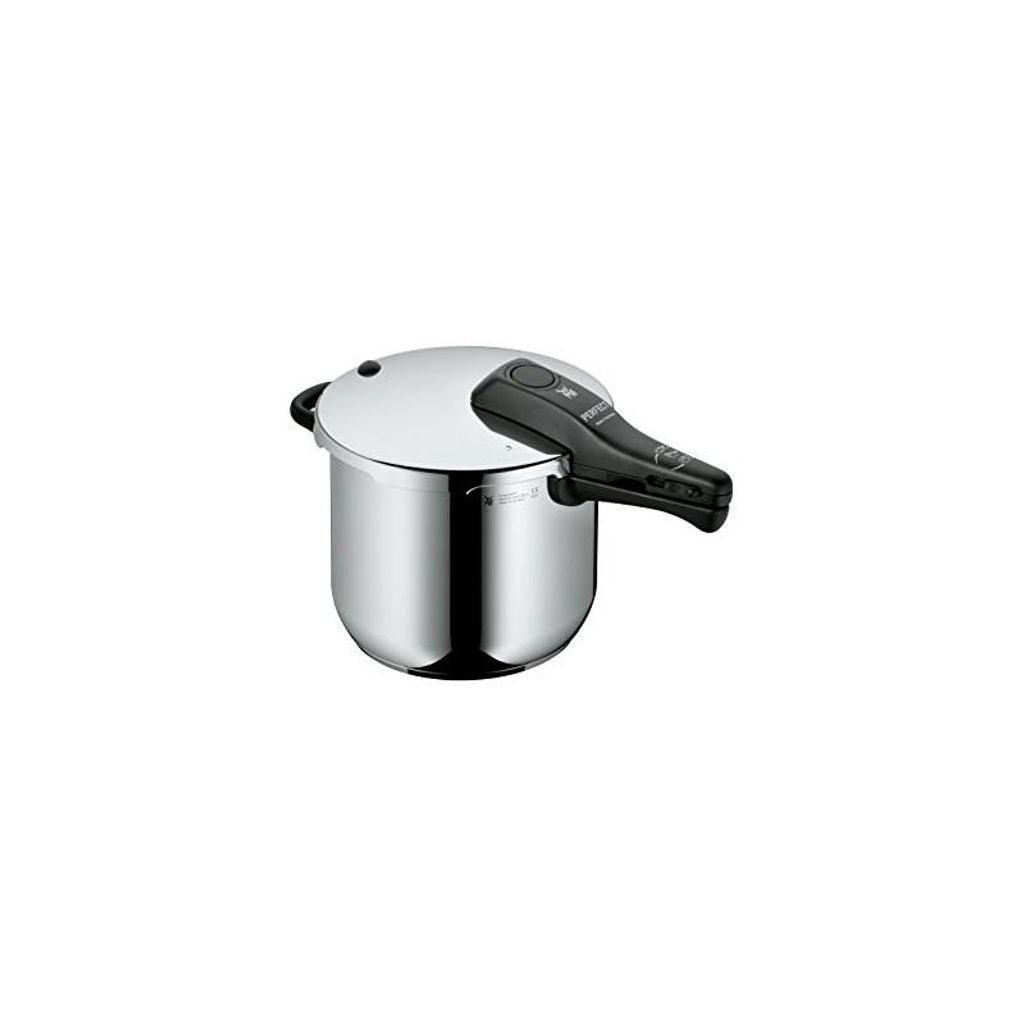 WMF Perfect 6,5 L Schnellkochtopf aus Cromargan Edelstahl, TransTherm Boden, sicherer Schnellkocher, Druckkochtopf multifunktional, Kochtopf