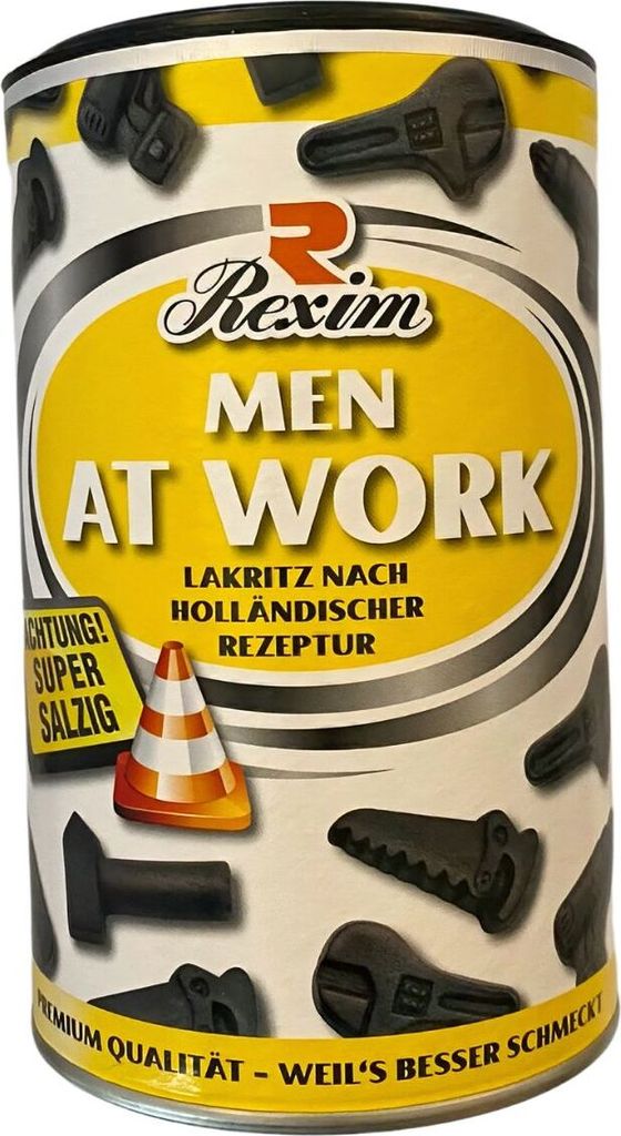 Rexim Men at work 250g, Lakritz nach holländischer Rezeptur Produktbild 