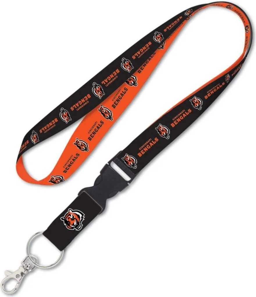 Cordoncino Collo NFL Bengals WinCraft - Design Grafico Tiger Stripe