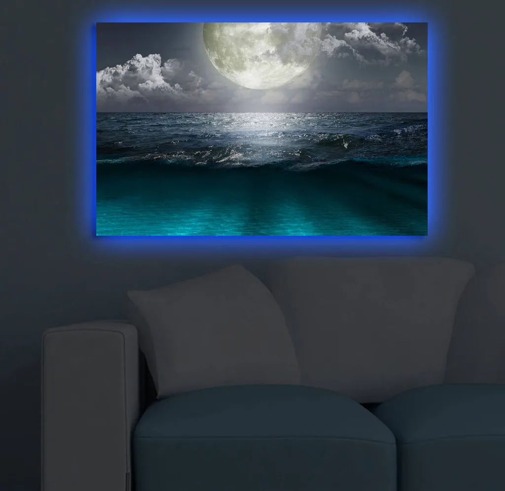 Tableau Multicolore en Suédine Douce 45x70 cm Design Artistique Toile