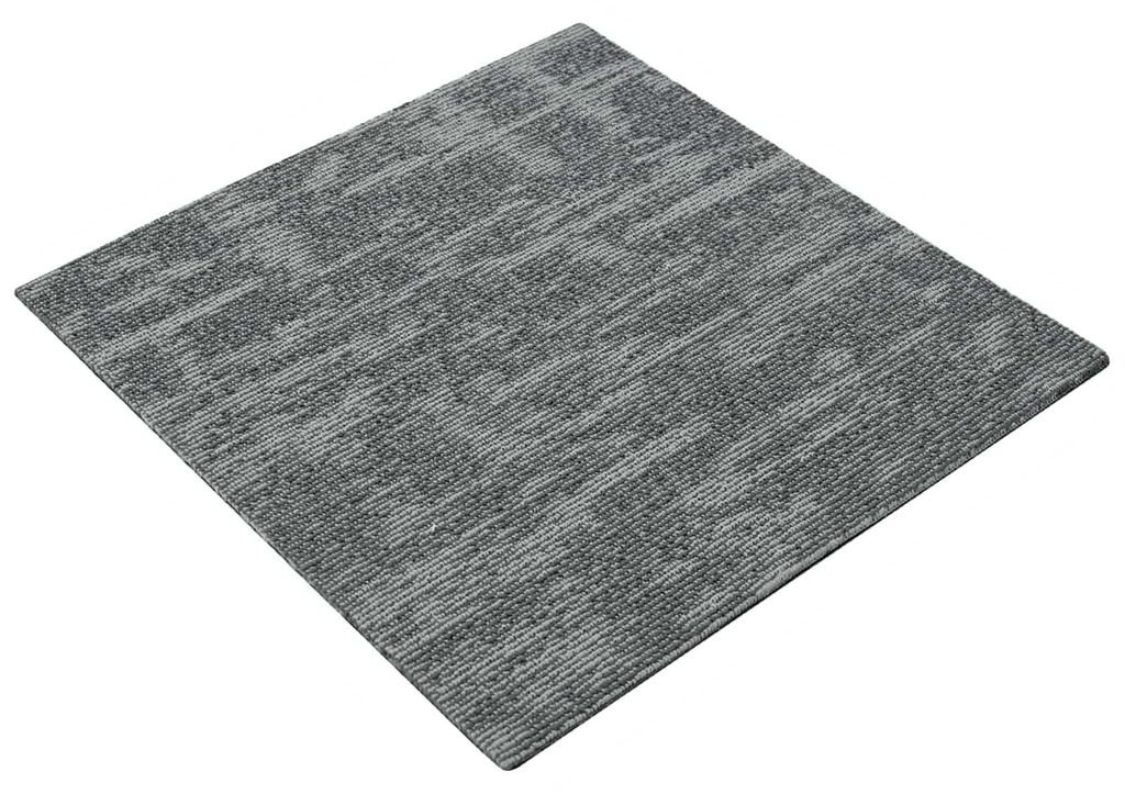 vidaXL Teppichfliese Rockgrau 50 x 50 cm 4 pcs PP und Bitumen