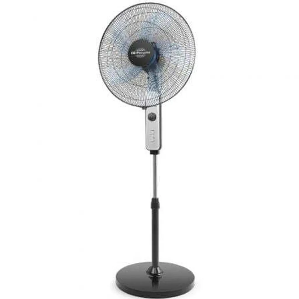 Ventilateur sur pied 5 pales puissant et silencieux de 80 Watts