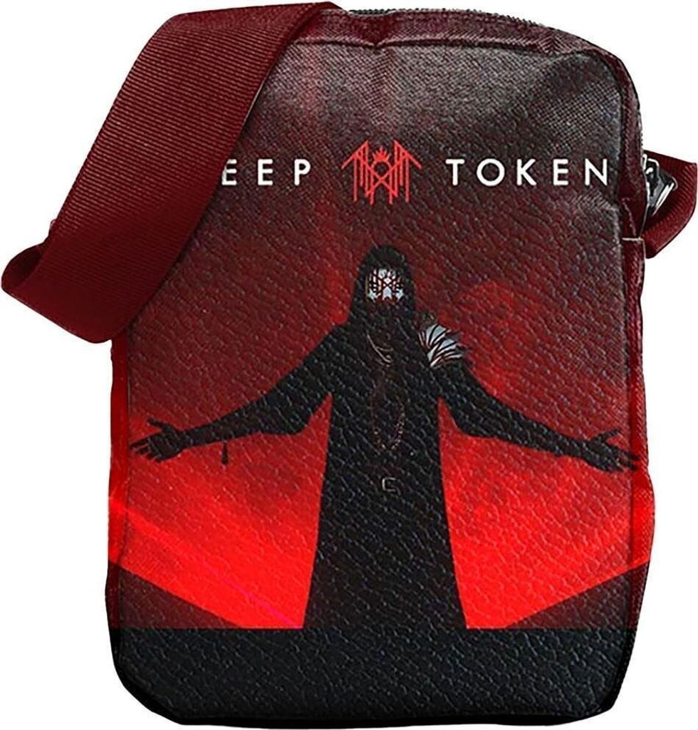 Sleep Token Red Light Crossbody Tasche Black