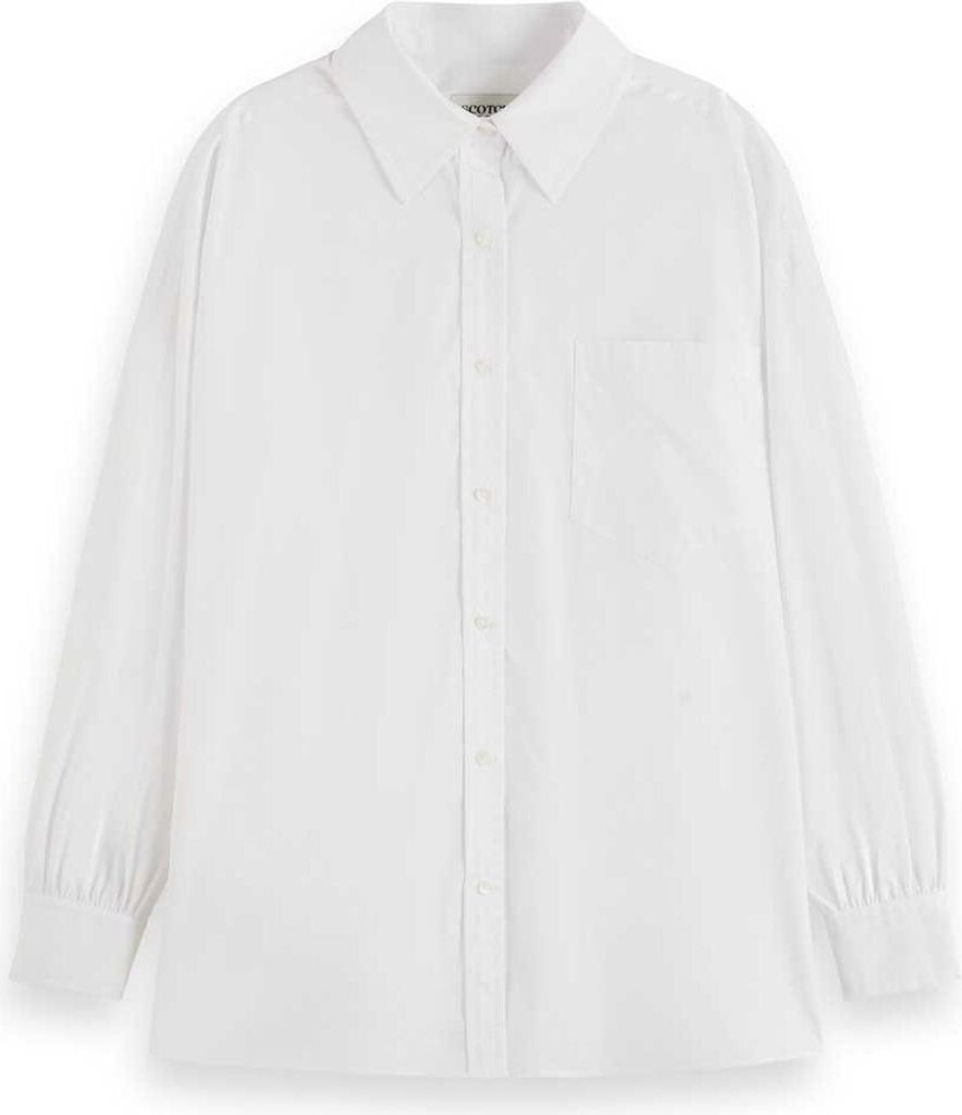 Scotch & Soda 179218 Langarmhemd Weiß 40 Frau Weiß 40