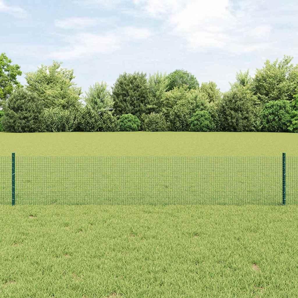 Maison Exclusive - Zaun mit Pfosten Grün