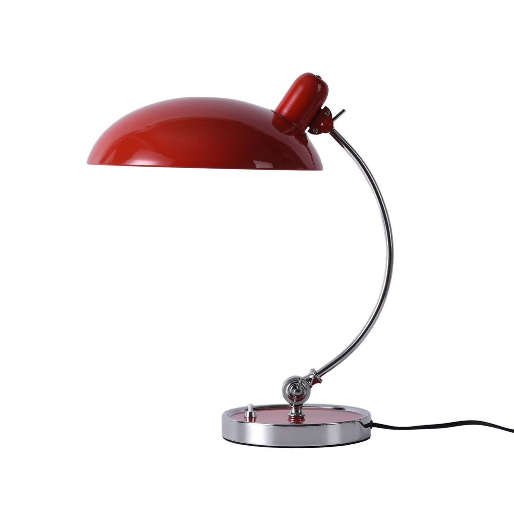 Lámpara de mesa BOFA, casquillo E27, lámpara de metal roja Imagen del producto 