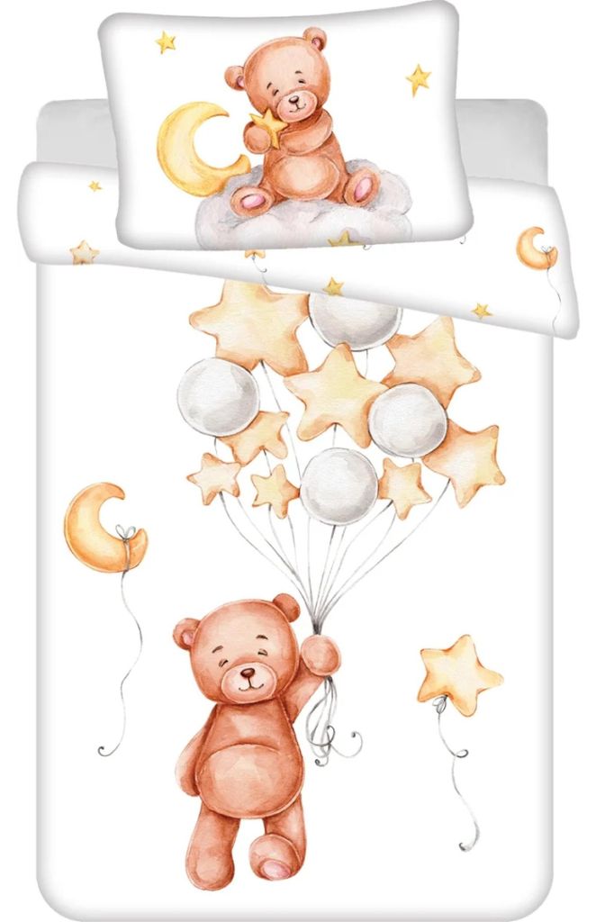 Juego de cama para cuna con diseño de osito de peluche: Imagen del producto 