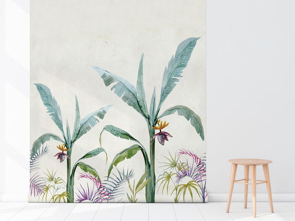 Coloray Fototapete 152x104 cm Latextapete Magicstick - Dschungelblumen