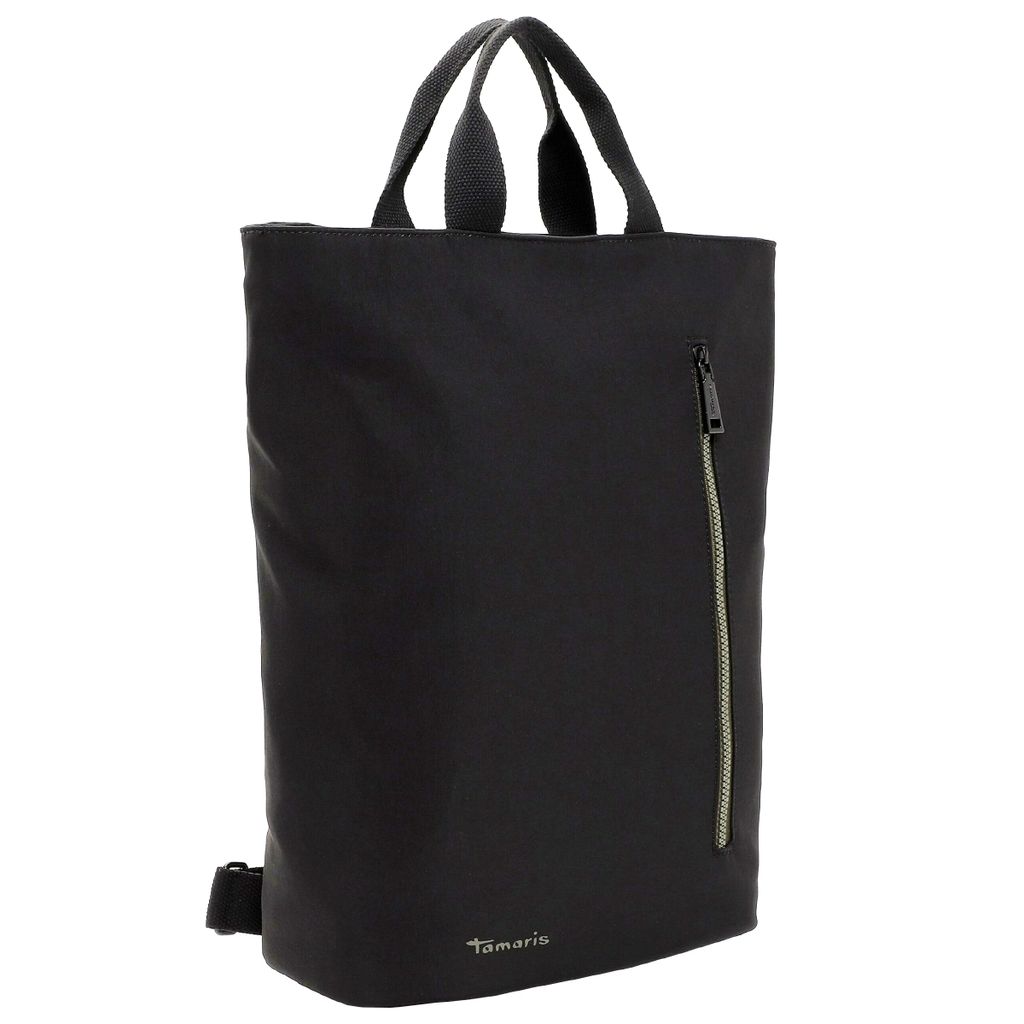 black Tamaris Babette City Rucksack Handtasche schön angesagt 30 cm 