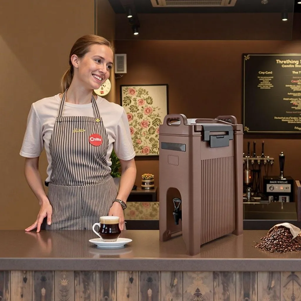 Distributeur de thé 19L pour réception - Thermos café grande capacité - 8