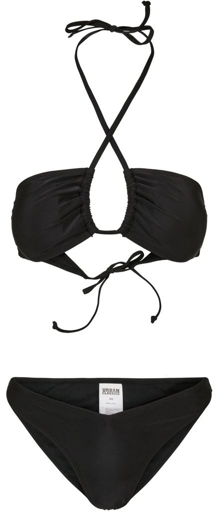 Urban Classics - "Hot V" Bikini für Damen TN1039 (XS) (Schwarz)
