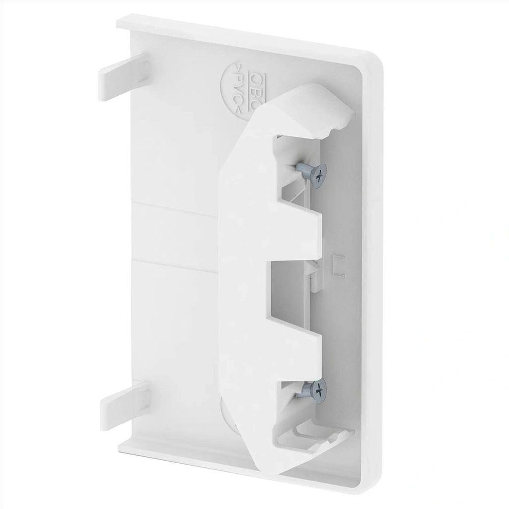 OBO Endstück, 70x110mm, Polyvinylchlorid, reinweiß, RAL Produktbild 