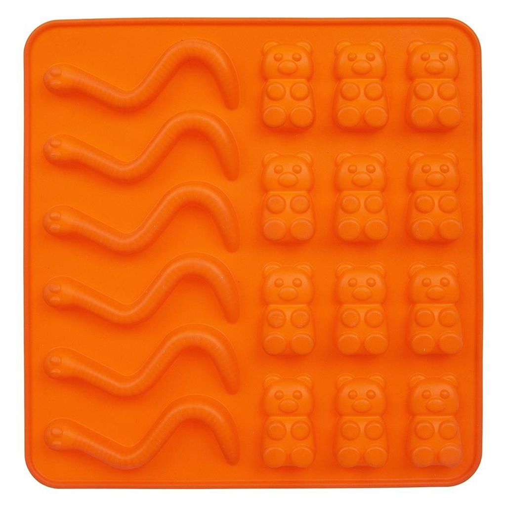 ORION Silikonform für GUMMIBÄRCHEN Gummischlangen Produktbild 