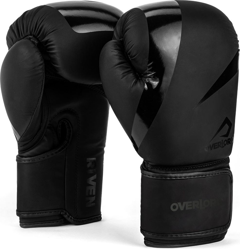 Overlord Riven Boxhandschuhe Schwarz 16 oz.
