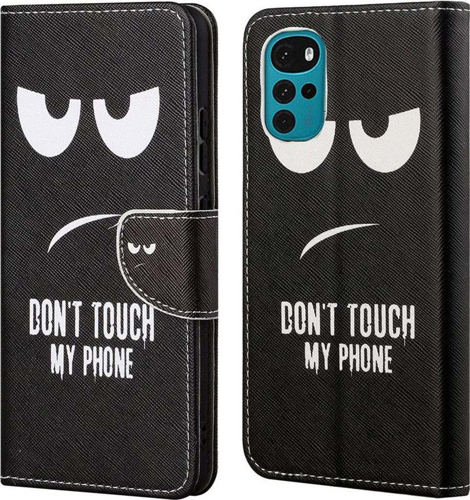 Motorola Moto G22 Hülle - Coverup Klapphülle - Don't Touch