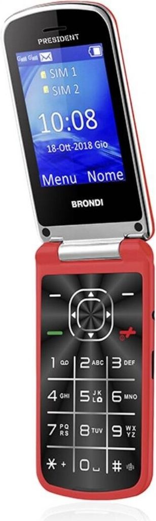 Brondi President, Clamshell, Dual SIM, 7,62 cm (3"), 1,3 Obrázek produktu 