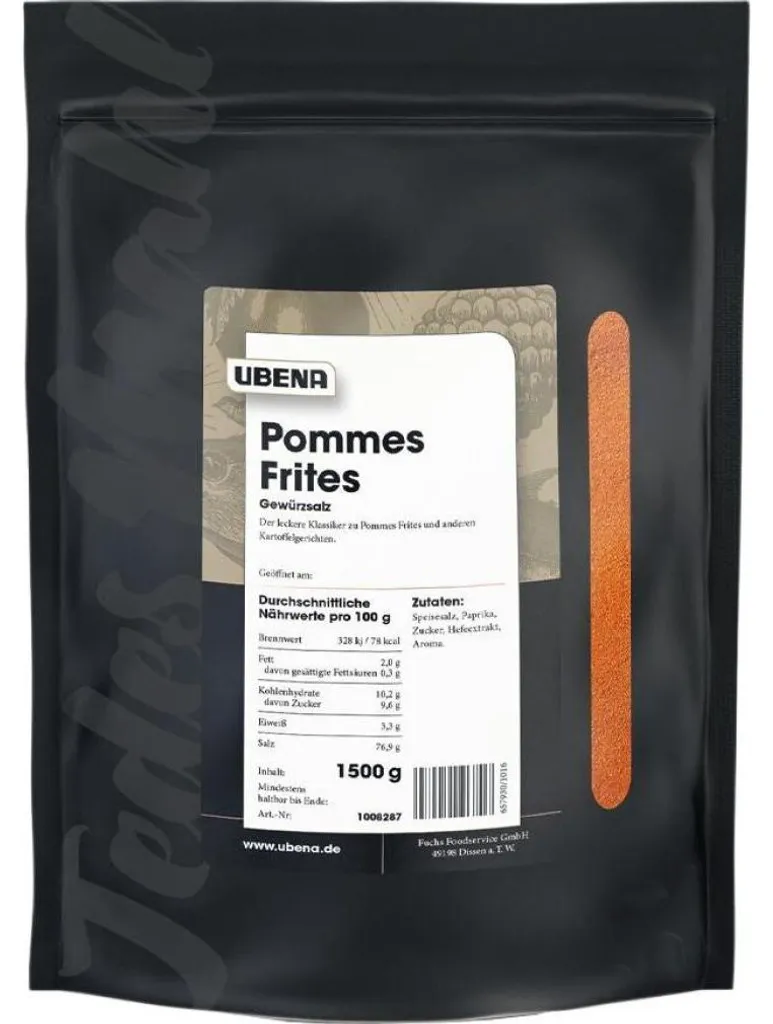 Mélange d'épices frites et potatoes - Sel aromatisé pot familial 500g