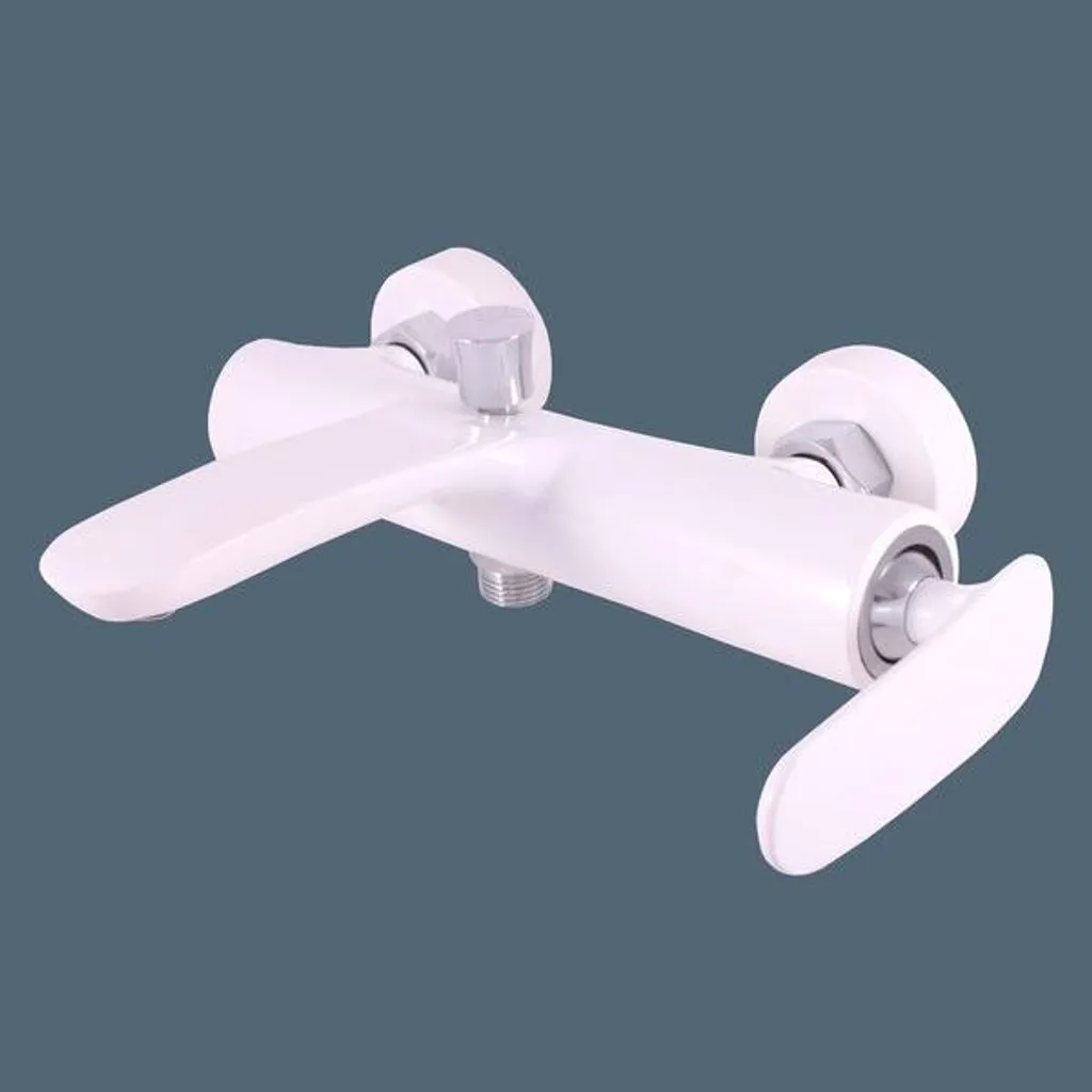 Slezák-RAV TIGRIS TG154.5BC: Miscelatore Vasca Design Bianco e Cromo