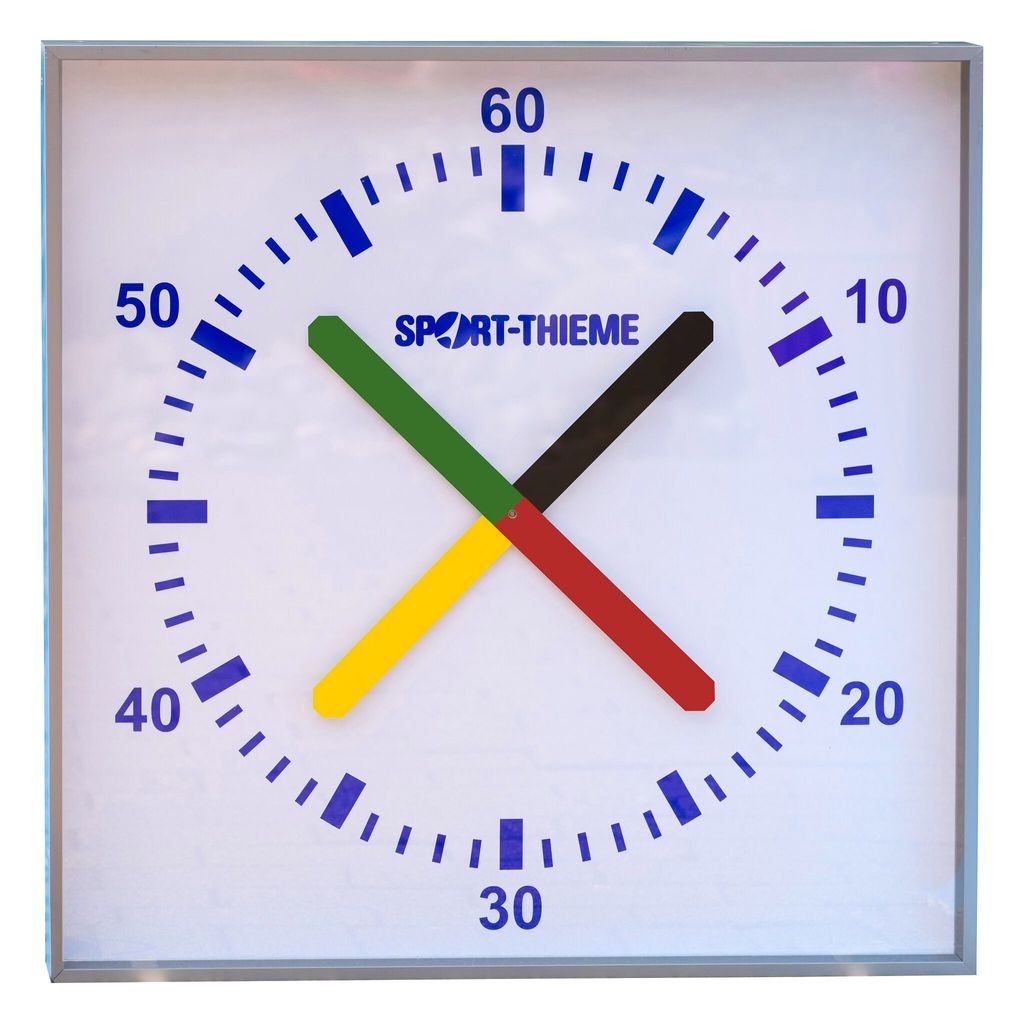 Sport-Thieme Schwimmbad-Trainingsuhr "Prima Super", 67x67 cm, Wandmodell