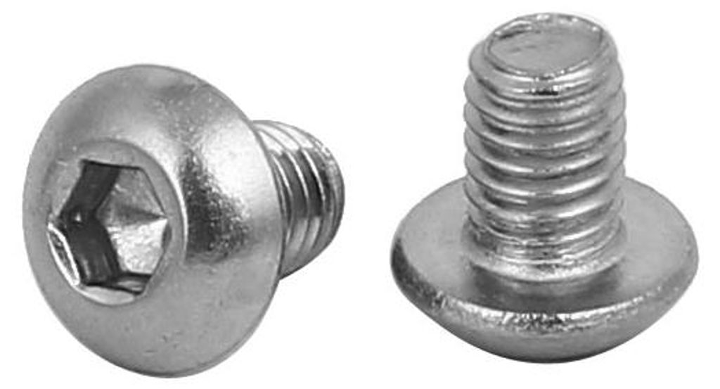 M3x4mm 304Edelstahl Knopf Sechskanteinfa?ung Kappen Schrauben Befestigung 120Stk de