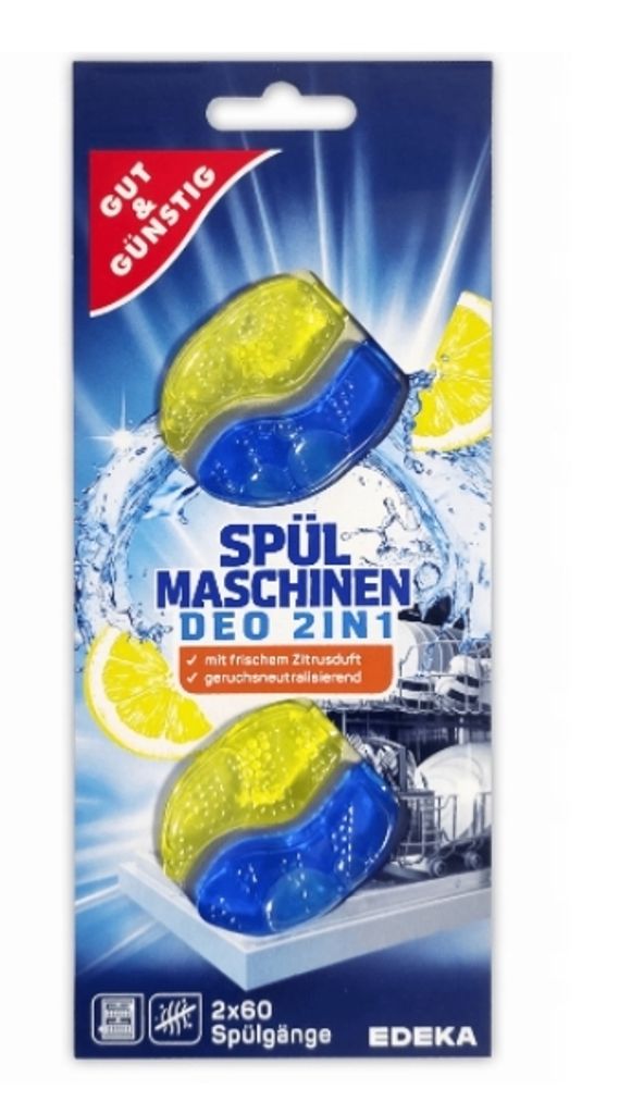 Gut & Gunstig, Zitrus, vůně do myčky nádobí, 2 ks Obrázek produktu 