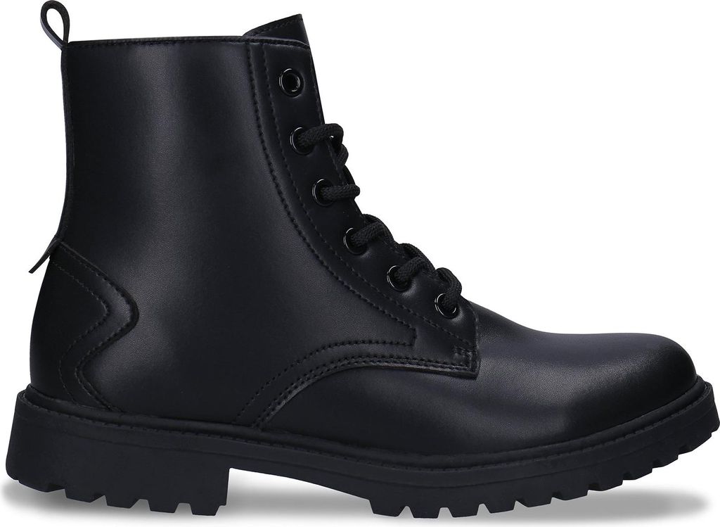 Vegane Stiefel | Online Shopping | Marca Black Vegane Militärstil-Stiefel