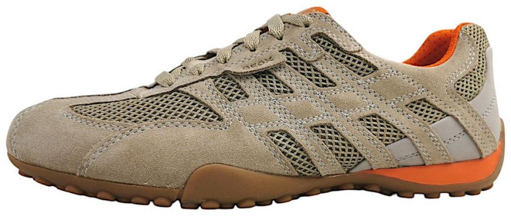 Geox Snake Herrenschuhe Schnürschuhe Beige Freizeit Productafbeelding 