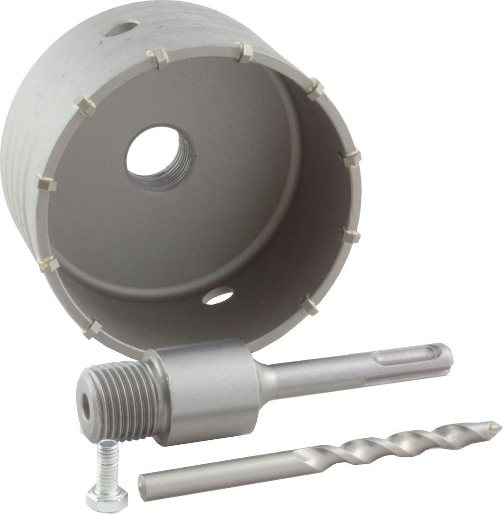 Bohrkrone Dosenbohrer 80+65mm SDS Plus Set | Preisvergleich Bohrkrone Dosenbohrer 80+65mm SDS Plus Set | Preisvergleich