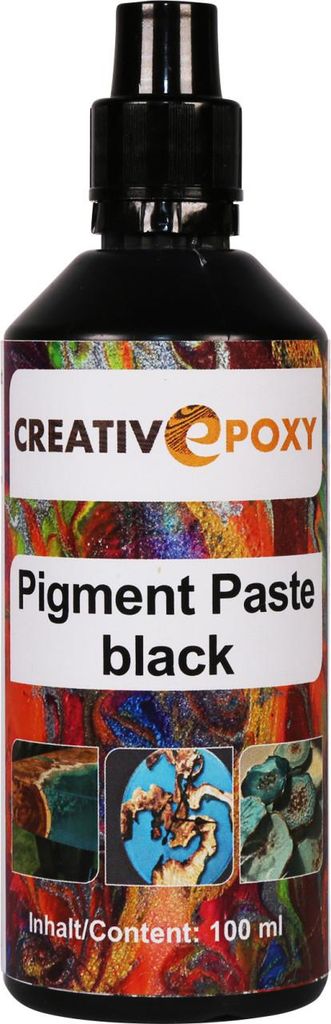 CreativEpoxy Pigment Paste für Gießharz schwarz 100 g Produktbild 