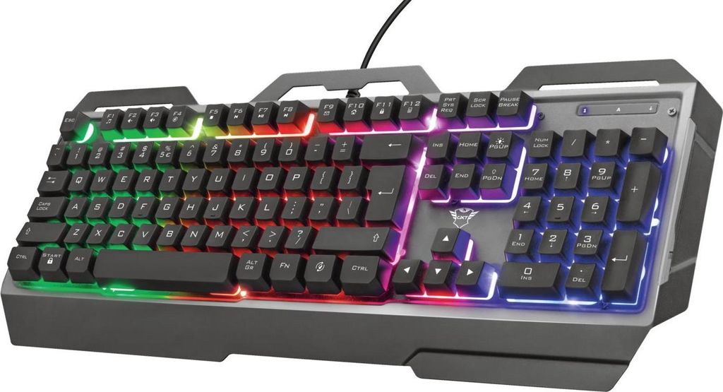Trust GXT 856 Torac, Przewodowa, USB, Membranowa, QWERTY, Zdjęcie produktu 