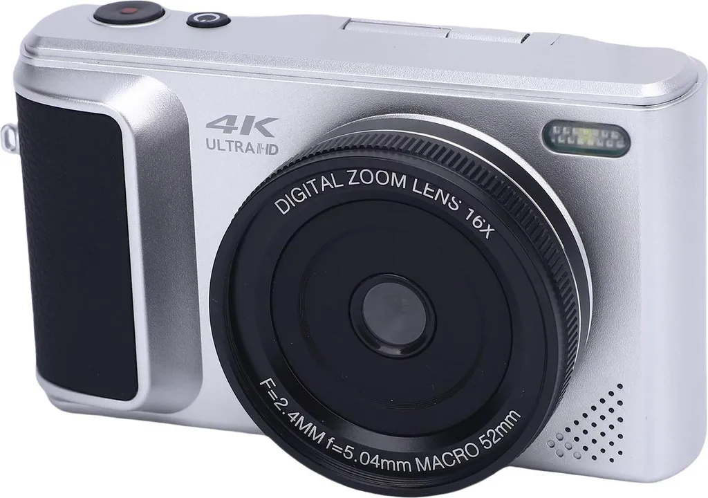 Appareil photo 64MP 4K avec autofocus performant et zoom puissant 16x