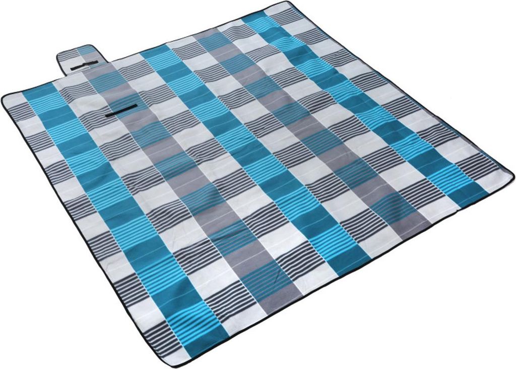 Umweltfreundliche Outdoor-Camping-Picknickmatte – Flanell, wasserdicht, feuchtigkeitsbeständig, verdickt, tragbar, zusammenklappbar für Familie...