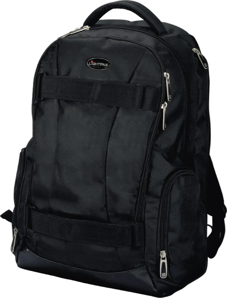 Sac à Dos École et Travail Noir HAWK avec Poche Ordinateur Portable