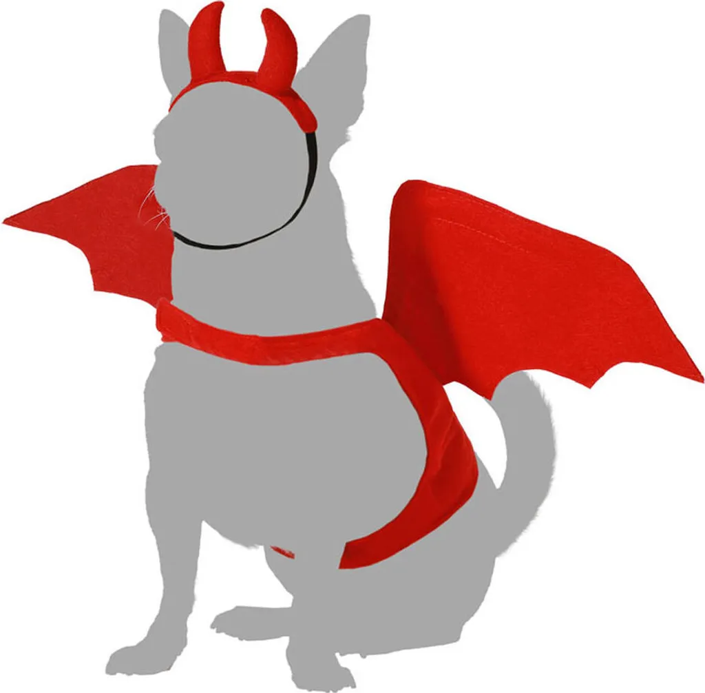 Costume da Cane Demone Taglia S | Travestimento Halloween Infernale