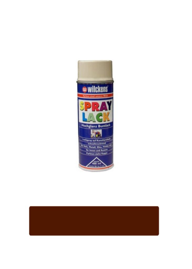 Wilckens Buntlackspray RAL 80 Schokoladenbraun hgl. Spraylack 0,4l 16087000140