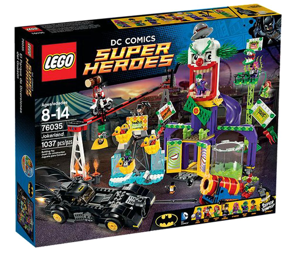 Lego Joker-Land DC Comics Super Heroes, 8 Jahr(e), 14 Jahr(e), 1037 Stück