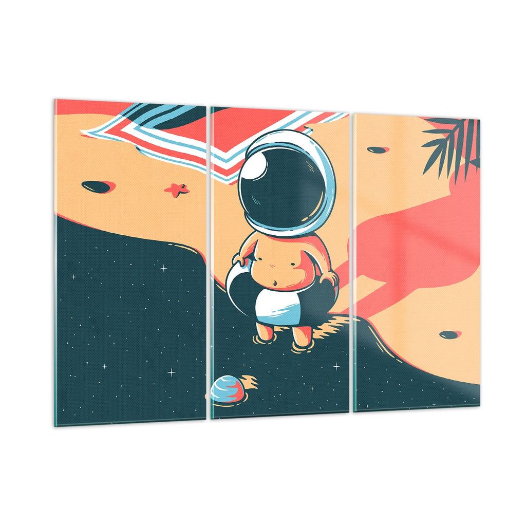 Bilder auf glas - Abstraktion modern - 165x110cm - Glasbilder - Wandbilder - Kunstdruck - zum Aufhängen bereit - Wanddekoration aus Glas - Glas Bi...
