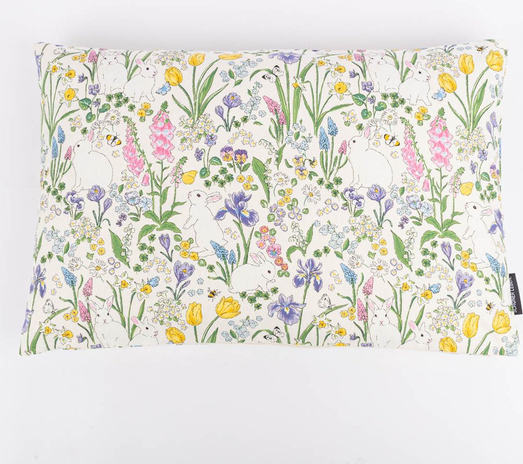 Kissenhülle Rabbit Spring Fever weiß bunt in versch. Größen Größe 60x80cm (HxB) 60x80cm (HxB) Größe