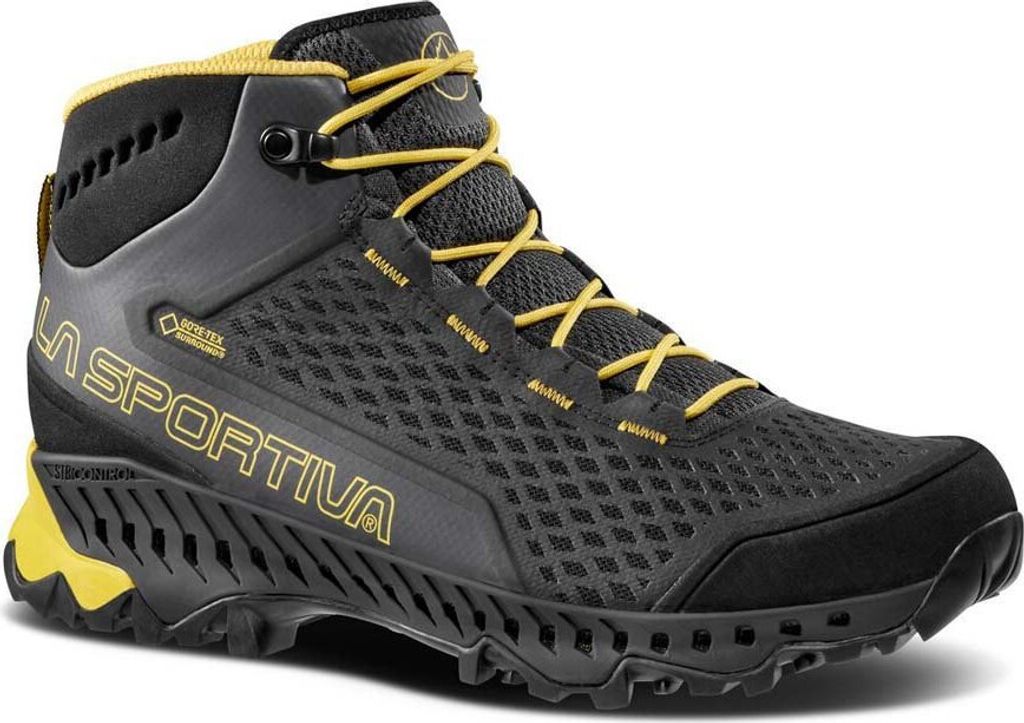 Stream Gtx, Black/Bamboo, 45.5, Mountain Hiking, Shoes - La Sportiva