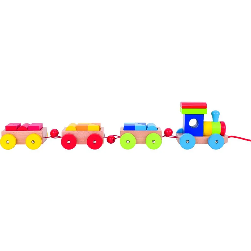 Petit Train Orlando Goki Basic en Bois Naturel et Durable pour les Petits - 5