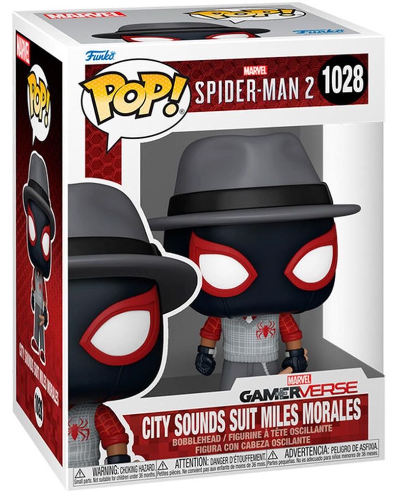Funko Pop! Marvel - Figurka Miles Morales w City Sounds Immagine del prodotto 
