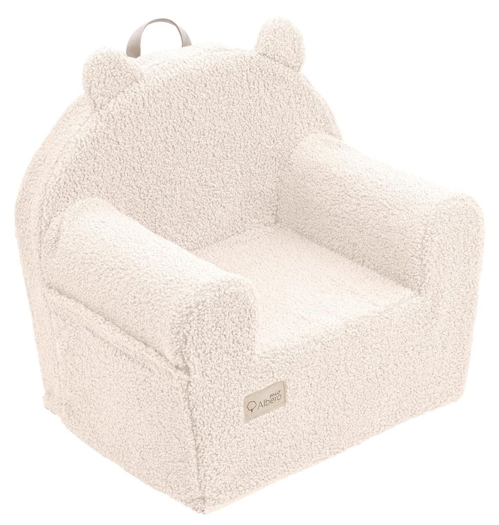 Albero Mio Teddy Bouclé Vanille Kindersessel Produktbild 