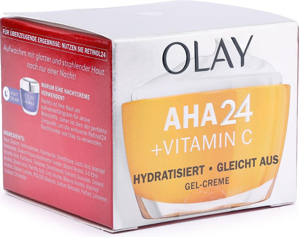 Olay Vitamin C + AHA24 Tagesgel-Gesichtscreme 50 ml – Für Produktbild 
