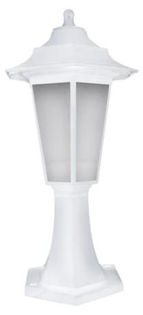 Tuinlamp, staande lamp, wit, E27, 40 W, 43 cm, IP44, Productafbeelding 