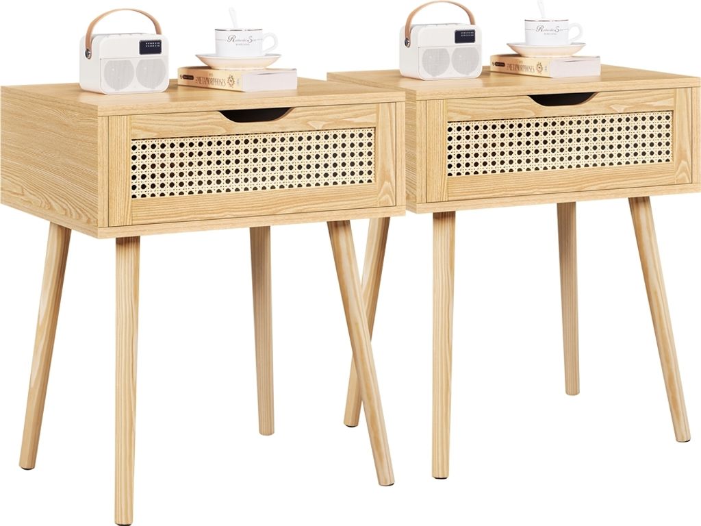 Yaheetech Nachttisch 2er Set mit Schublade Nachtschrank Produktbild