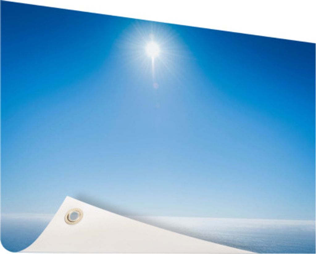 Gartenposter - 60x40 cm - Ein klarer blauer Himmel über dem Meer - Modernes Wandbilder
