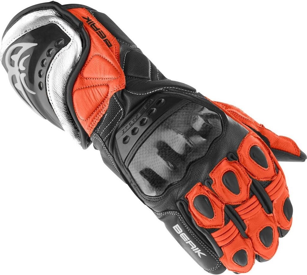 Berik TX-1 Motorradhandschuhe, schwarz/rot, S