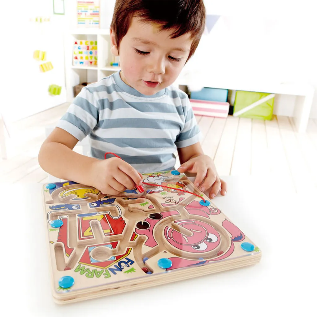 Jeu Éducatif Magnétique Hape E1702 pour Développer la Concentration